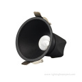 Trimless white/black embedded led cob downlight spotlights